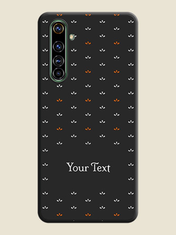 Custom Simple Pattern With Custom Text On Space Black Personalized Soft Matte Phone Covers -Realme X50 Pro 5G - alternate view