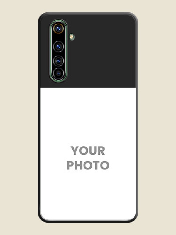 Custom Image Upload With Space Black Color On Custom Soft Matte Mobile Back Cover - Realme X50 Pro 5G - alternate view