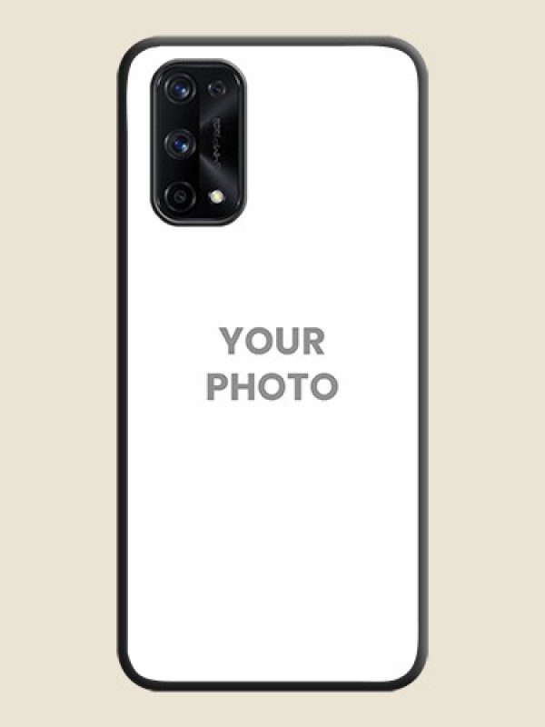 Custom Full Single Pic Upload On Space Black Personalized Soft Matte Phone Covers -Realme X7 Pro - alternate view