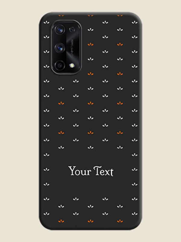 Custom Simple Pattern With Custom Text On Space Black Personalized Soft Matte Phone Covers -Realme X7 Pro - alternate view