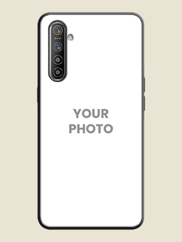 Custom Full Single Pic Upload On Space Black Personalized Soft Matte Phone Covers -Realme Xt - alternate view