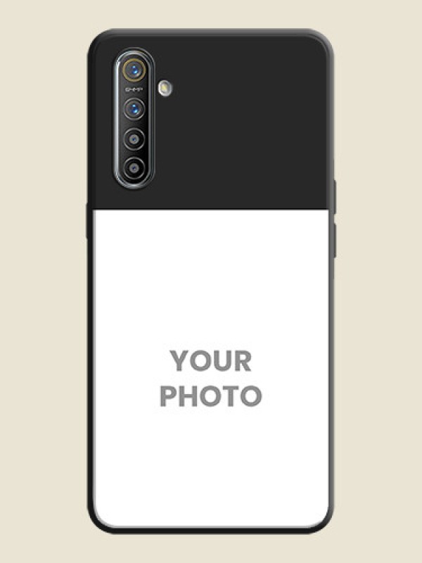 Custom Image Upload With Space Black Color On Custom Soft Matte Mobile Back Cover - Realme Xt - alternate view