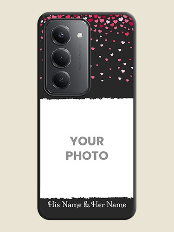 Custom Fall in Love with Your Partner on Photo On Space Black Custom Soft Matte Mobile Back Cover - Redmi 15 5G - alternate view