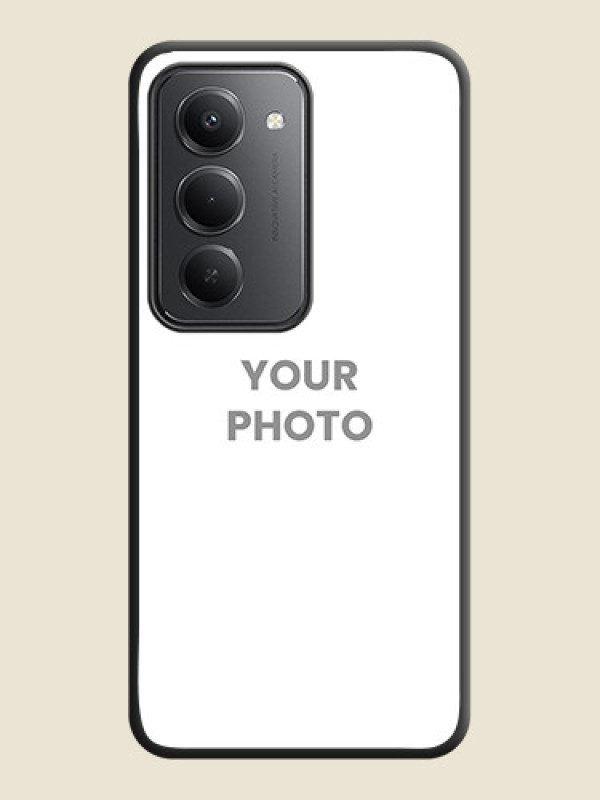 Custom Full Single Pic Upload On Space Black Custom Soft Matte Mobile Back Cover - Redmi 15 5G - alternate view