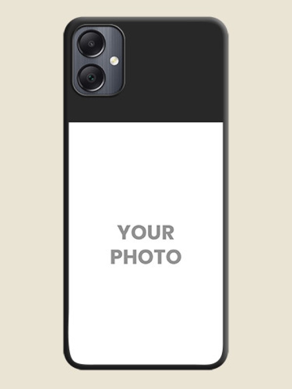 Custom Image Upload With Space Black Color On Custom Soft Matte Mobile Back Cover - Samsung Galaxy A05 - alternate view