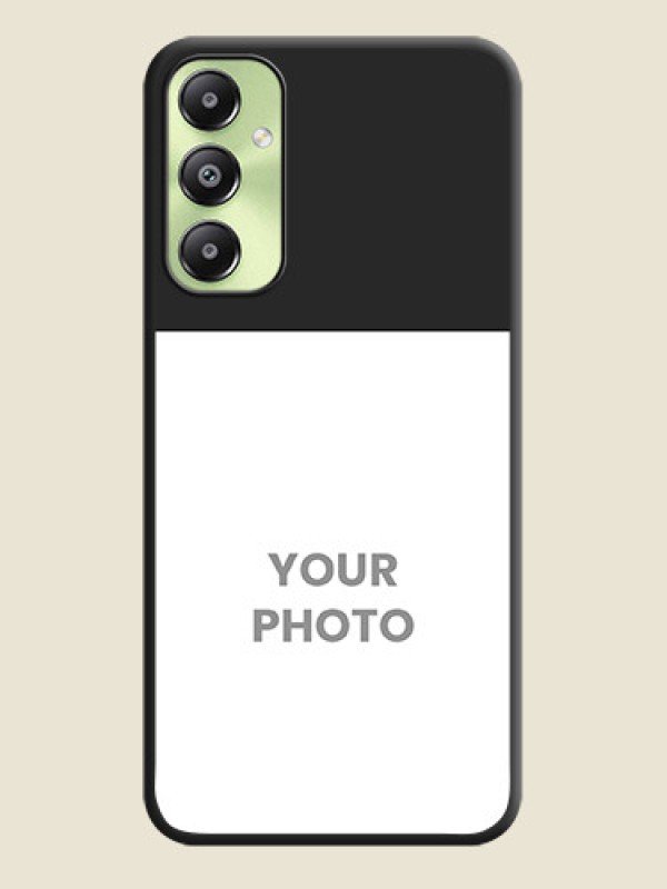 Custom Image Upload With Space Black Color On Custom Soft Matte Mobile Back Cover - Samsung Galaxy A05S - alternate view