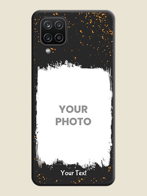Custom Spray Free Design on Photo on Space Black Soft Matte Phone Cover - Galaxy A12 - alternate view