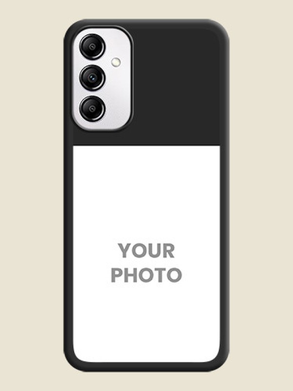 Custom Image Upload With Space Black Color On Custom Soft Matte Mobile Back Cover - Samsung Galaxy A14 4G - alternate view