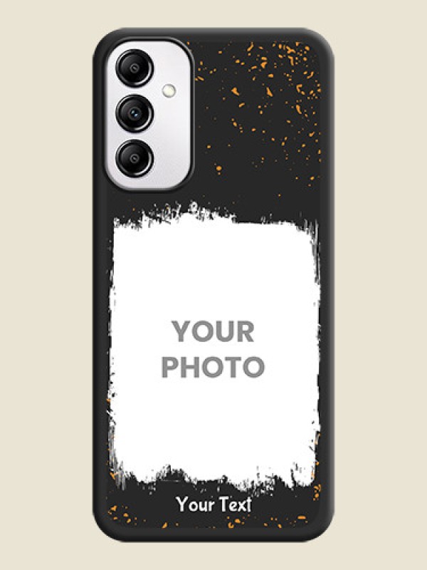 Custom Spray Free Design on Photo on Space Black Soft Matte Phone Cover - Samsung Galaxy A14 - alternate view