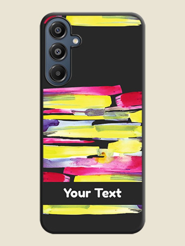 Custom Brush Coloured On Space Black Custom Soft Matte Mobile Back Cover - Galaxy A16 5G - alternate view