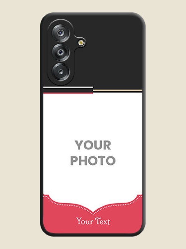 Custom Classic Plain Design with Name On Space Black Custom Soft Matte Mobile Back Cover - Samsung Galaxy A26 5G - alternate view