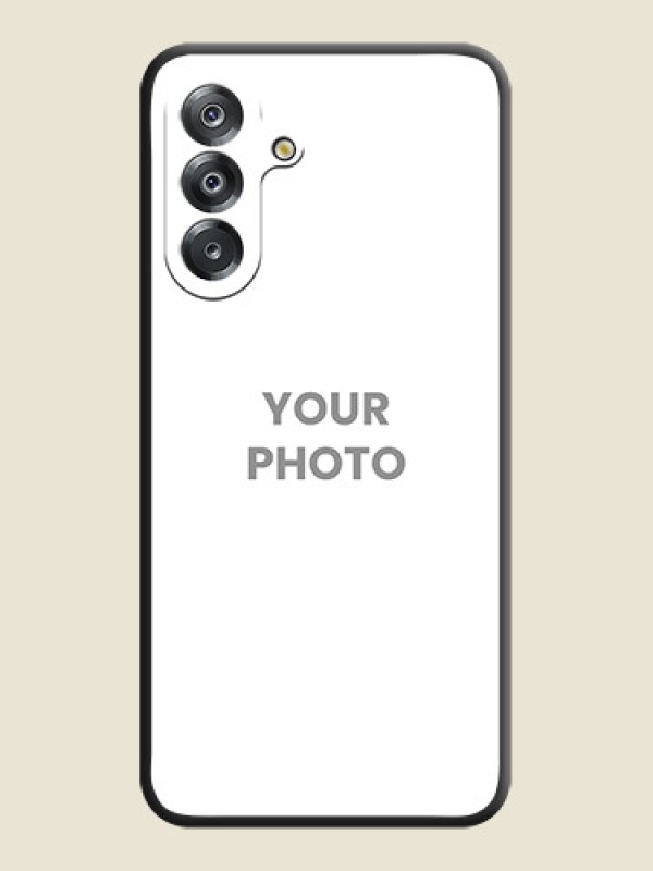 Custom Full Single Pic Upload On Space Black Custom Soft Matte Mobile Back Cover - Samsung Galaxy A26 5G - alternate view