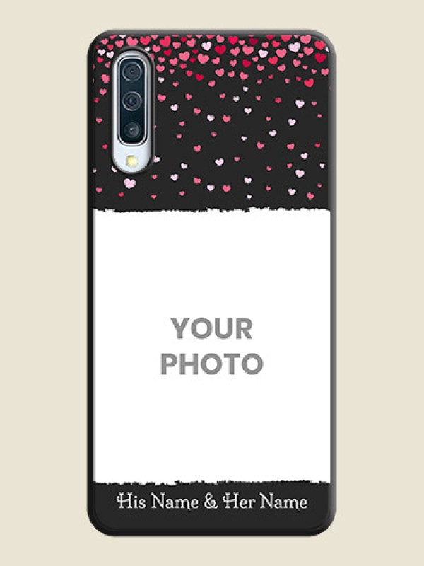 Custom Fall in Love with Your Partner  - Photo on Space Black Soft Matte Phone Cover - Galaxy A30S - alternate view
