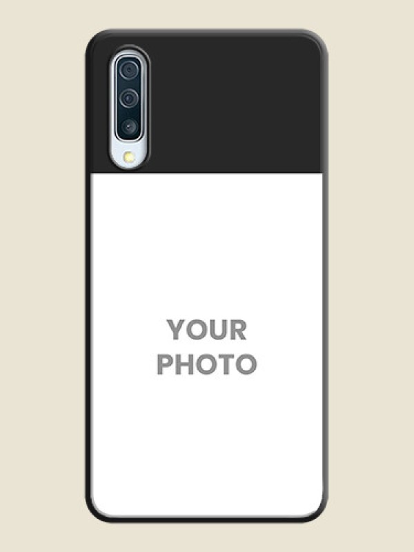 Custom Image Upload With Space Black Color On Custom Soft Matte Mobile Back Cover - Samsung Galaxy A30S - alternate view