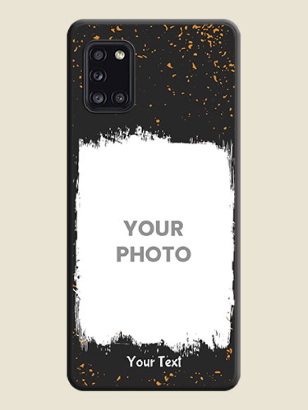 Custom Spray Free Design on Photo on Space Black Soft Matte Phone Cover - Galaxy A31 - alternate view
