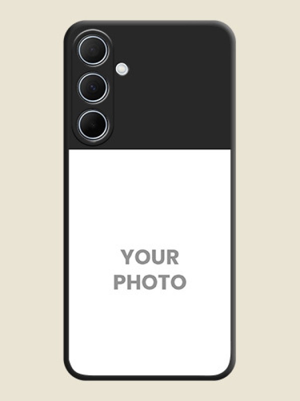 Custom Image Upload With Space Black Color On Custom Soft Matte Mobile Back Cover - Samsung Galaxy A35 5G - alternate view