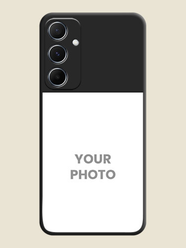 Custom Image Upload With Space Black Color On Custom Soft Matte Mobile Back Cover - Samsung Galaxy A55 5G - alternate view