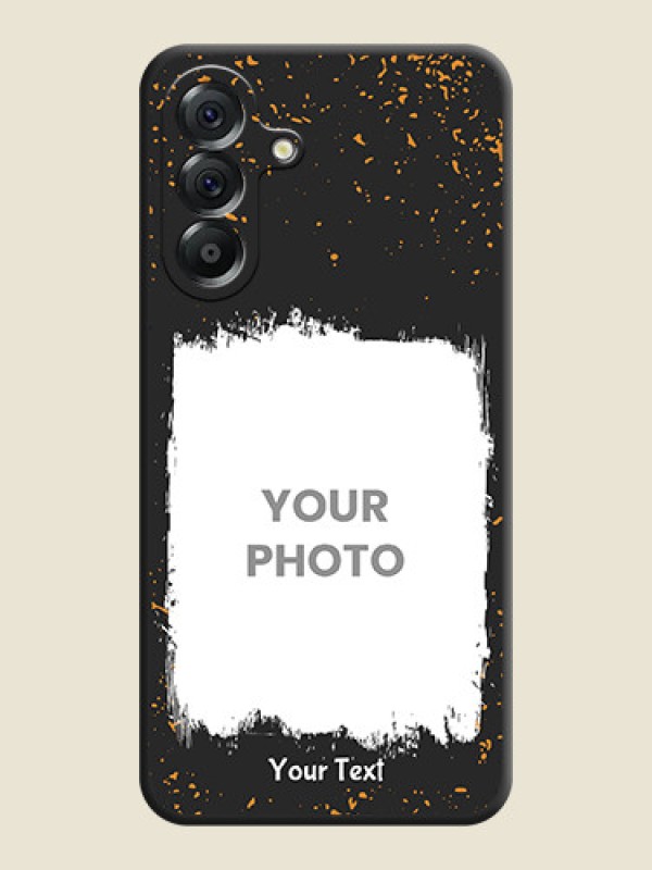 Custom Spray Free Design on Photo On Space Black Custom Soft Matte Mobile Back Cover - Samsung Galaxy A56 5G - alternate view