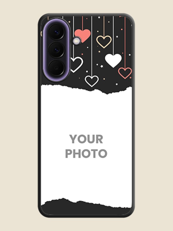Custom Love Hangings with Splash Wave Picture On Space Black Custom Soft Matte Mobile Back Cover - Samsung Galaxy A57 5G - alternate view