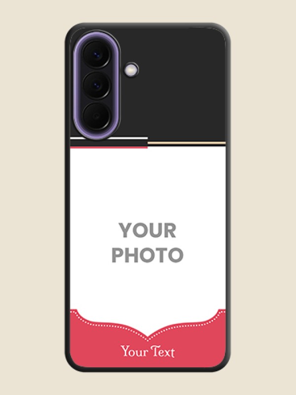 Custom Classic Plain Design with Name On Space Black Custom Soft Matte Mobile Back Cover - Samsung Galaxy A57 5G - alternate view