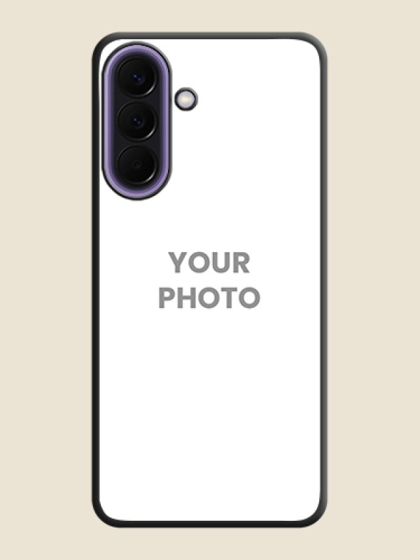 Custom Full Single Pic Upload On Space Black Custom Soft Matte Mobile Back Cover - Samsung Galaxy A57 5G - alternate view