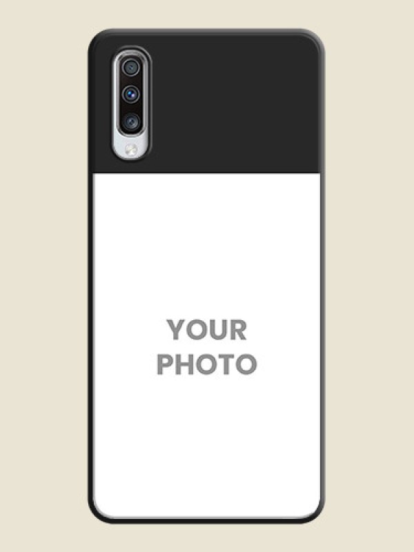 Custom Image Upload With Space Black Color On Custom Soft Matte Mobile Back Cover - Samsung Galaxy A70S - alternate view