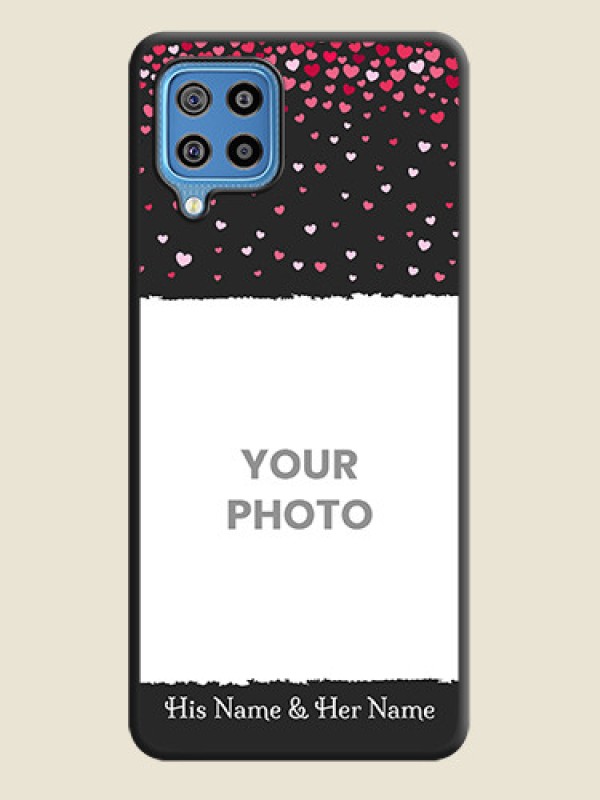 Custom Fall in Love with Your Partner  on Photo on Space Black Soft Matte Phone Cover - Galaxy F22 - alternate view