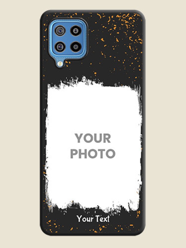 Custom Spray Free Design on Photo on Space Black Soft Matte Phone Cover - Galaxy F22 - alternate view