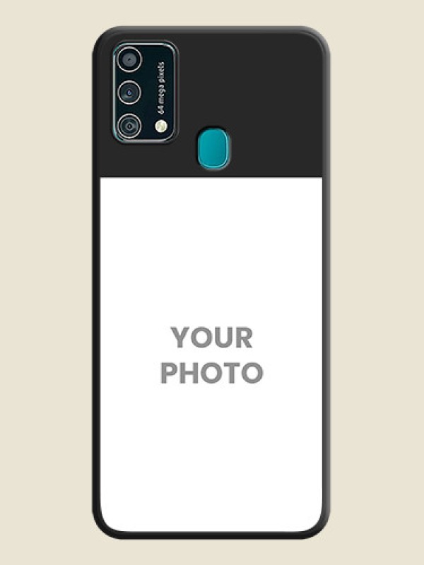 Custom Image Upload With Space Black Color On Custom Soft Matte Mobile Back Cover - Samsung Galaxy F41 - alternate view