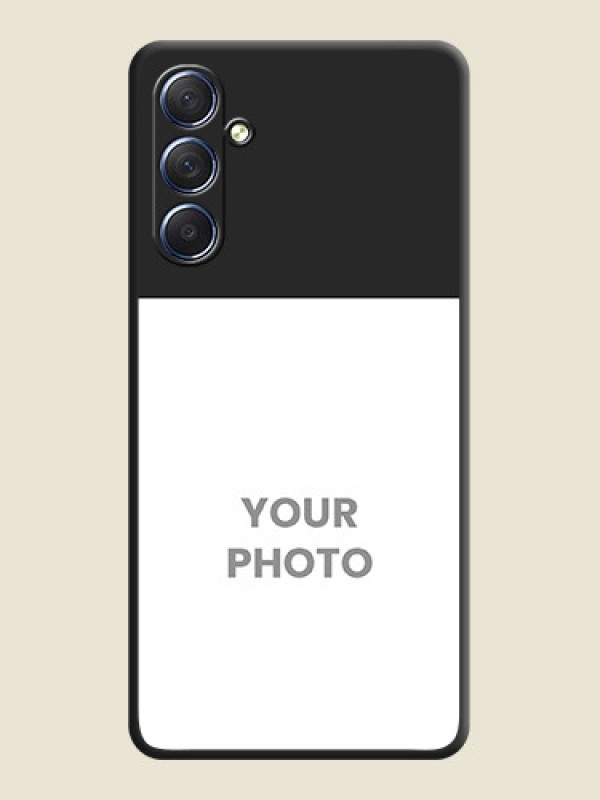 Custom Image Upload With Space Black Color On Custom Soft Matte Mobile Back Cover - Samsung Galaxy F54 5G - alternate view