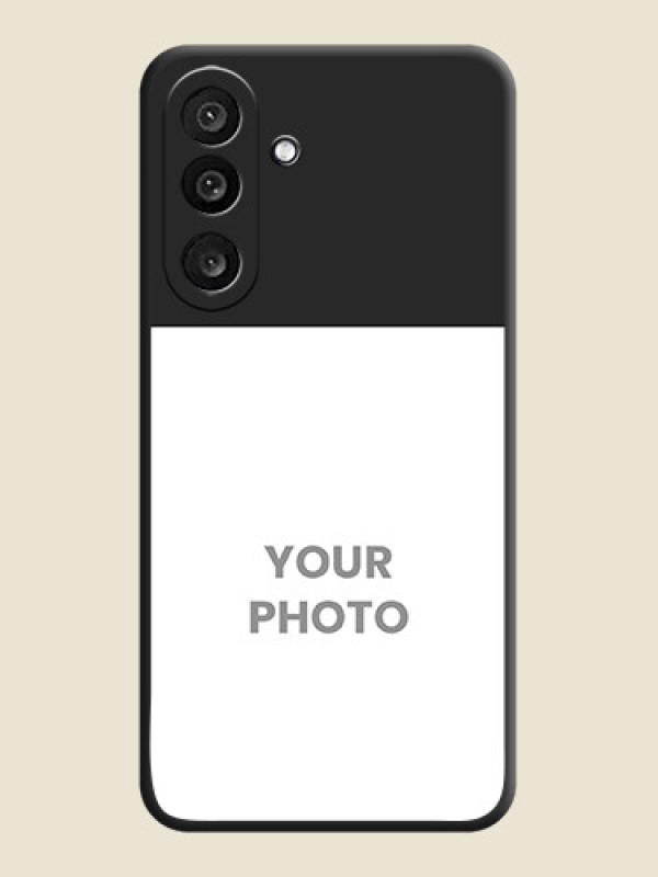 Custom Image Upload With Space Black Color On Custom Soft Matte Mobile Back Cover - Samsung Galaxy F56 5G - alternate view