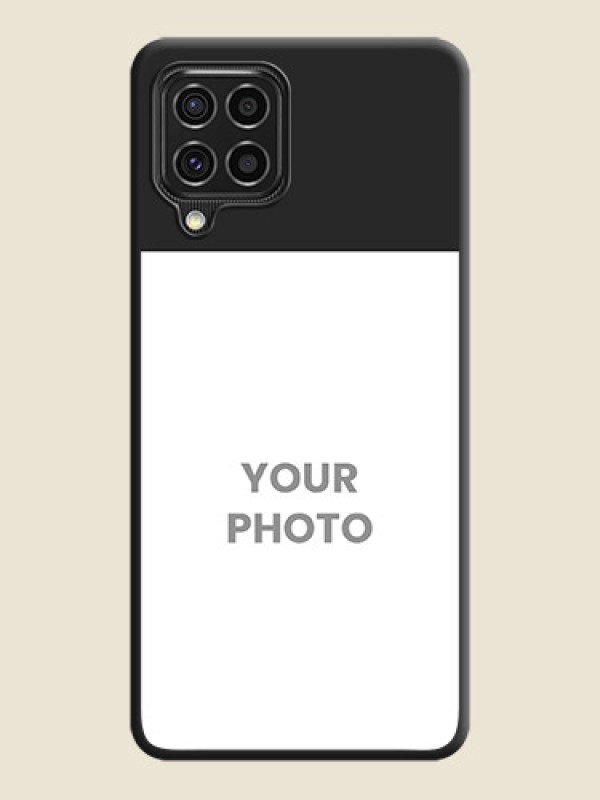 Custom Image Upload With Space Black Color On Custom Soft Matte Mobile Back Cover - Samsung Galaxy F62 - alternate view