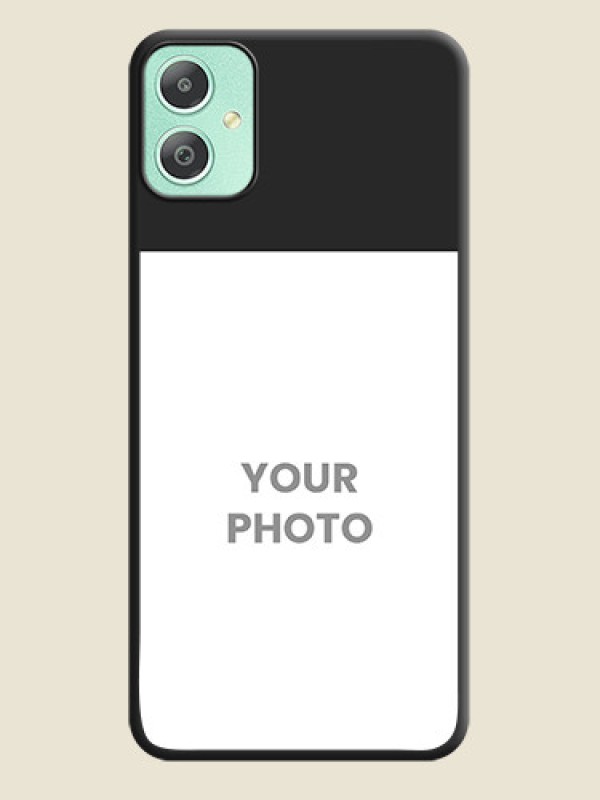 Custom Image Upload With Space Black Color On Custom Soft Matte Mobile Back Cover - Samsung Galaxy M05 - alternate view