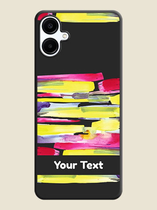 Custom Brush Coloured On Space Black Custom Soft Matte Mobile Back Cover - Galaxy M06 - alternate view