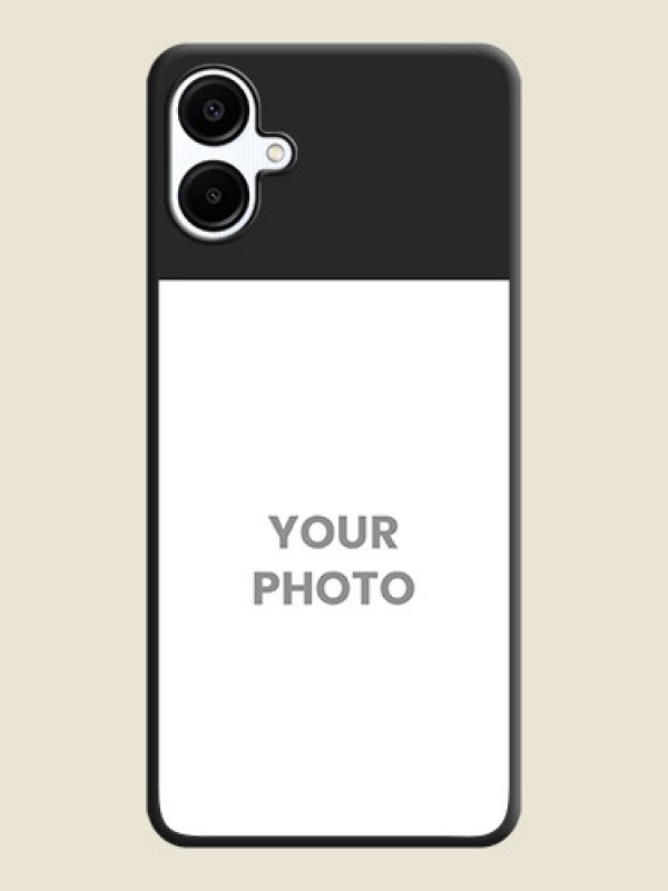 Custom Image Upload With Space Black Color On Custom Soft Matte Mobile Back Cover - Samsung Galaxy M06 - alternate view