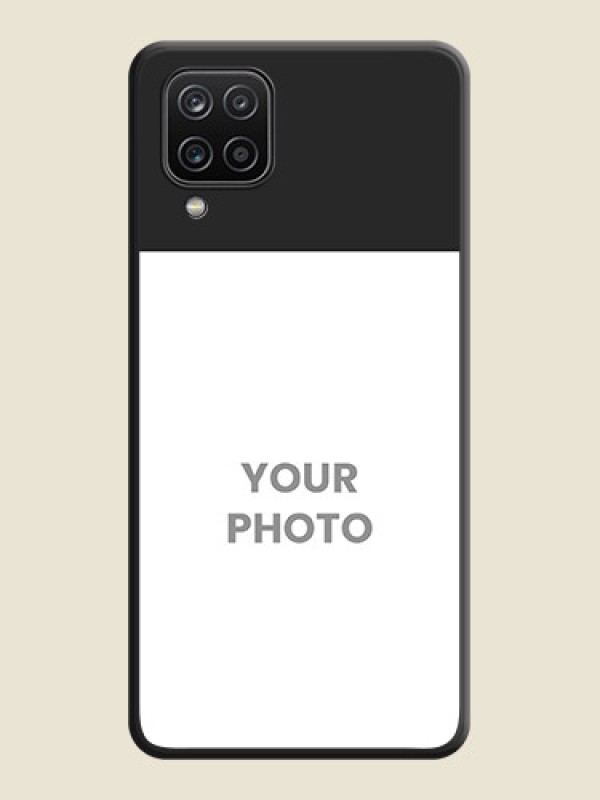 Custom Image Upload With Space Black Color On Custom Soft Matte Mobile Back Cover - Samsung Galaxy M12 - alternate view