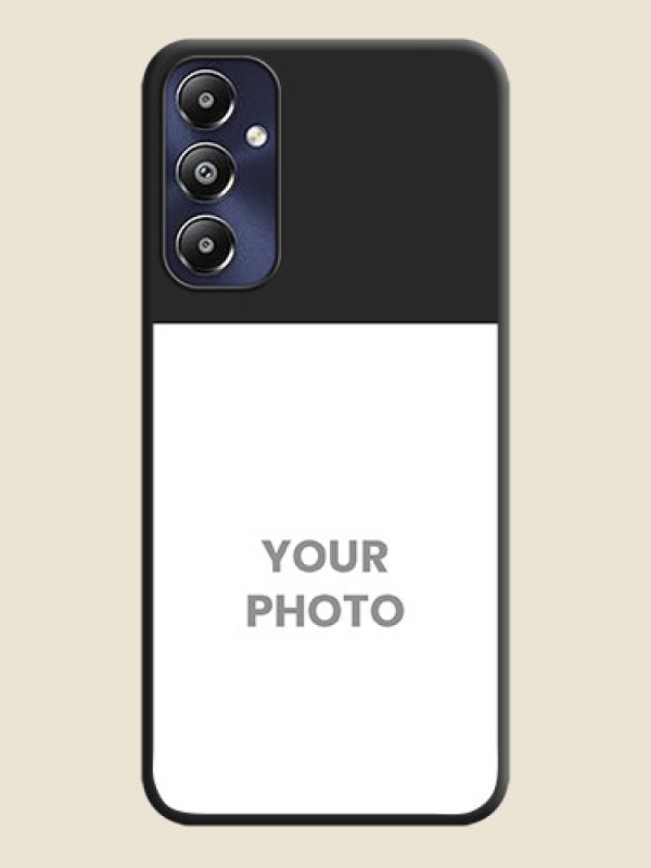 Custom Image Upload With Space Black Color On Custom Soft Matte Mobile Back Cover - Samsung Galaxy M14 4G - alternate view