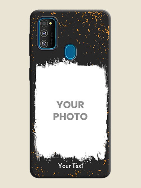 Custom Spray Free Design - Photo on Space Black Soft Matte Phone Cover - Galaxy M21 - alternate view