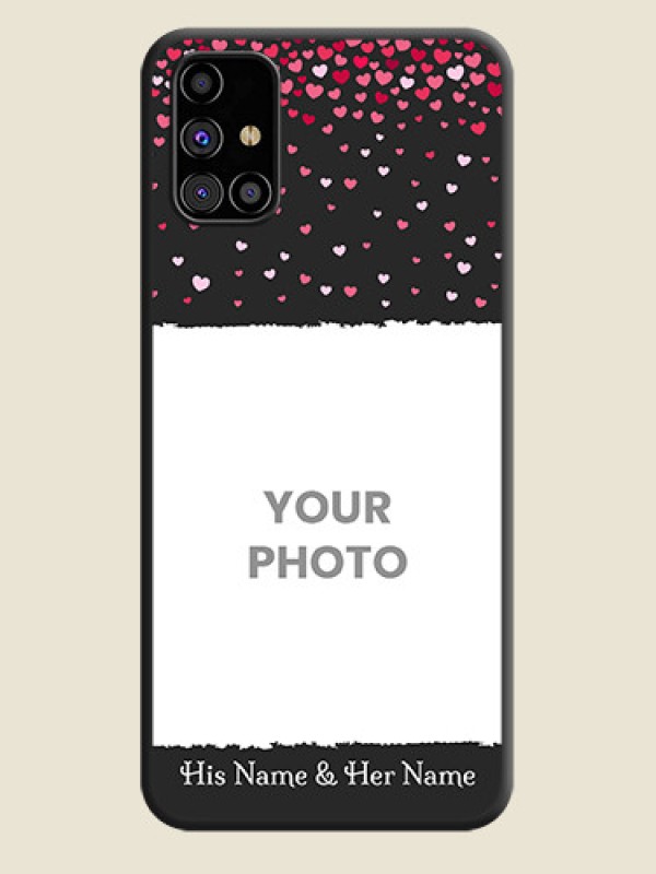 Custom Fall in Love with Your Partner  - Photo on Space Black Soft Matte Phone Cover - Galaxy M31s - alternate view
