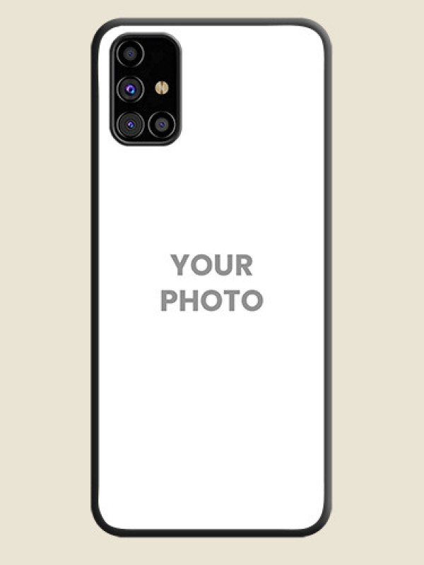 Custom Full Single Pic Upload On Space Black Personalized Soft Matte Phone Covers -Samsung Galaxy M31S - alternate view