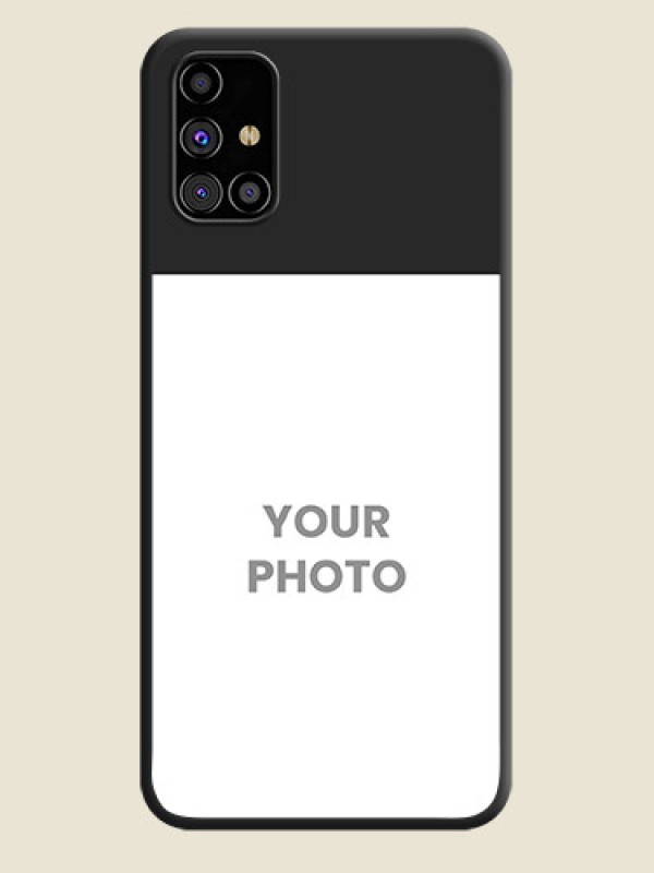 Custom Image Upload With Space Black Color On Custom Soft Matte Mobile Back Cover - Samsung Galaxy M31S - alternate view