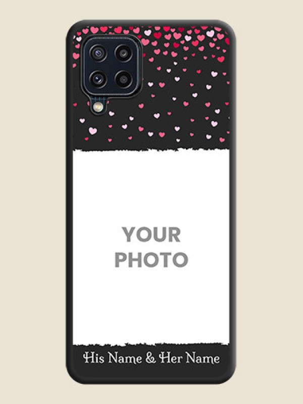Custom Fall in Love with Your Partner  on Photo on Space Black Soft Matte Phone Cover - Galaxy M32 4G Prime Edition - alternate view