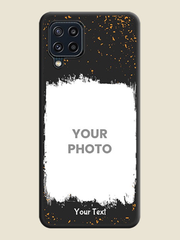 Custom Spray Free Design on Photo on Space Black Soft Matte Phone Cover - Galaxy M32 4G Prime Edition - alternate view
