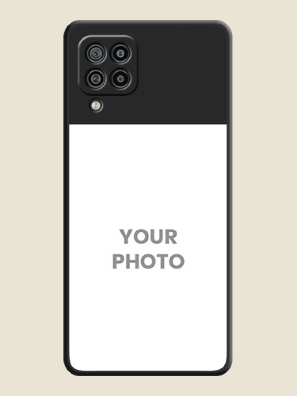 Custom Image Upload With Space Black Color On Custom Soft Matte Mobile Back Cover - Samsung Galaxy M32 - alternate view