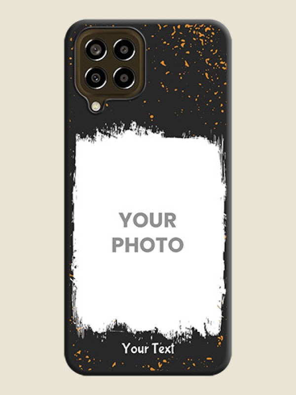 Custom Spray Free Design on Photo on Space Black Soft Matte Phone Cover - Galaxy M33 5G - alternate view