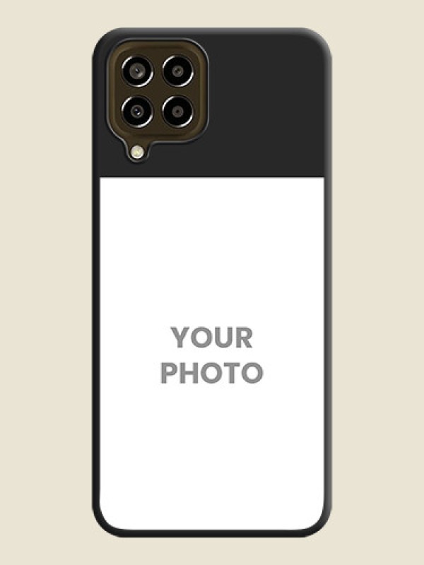 Custom Image Upload With Space Black Color On Custom Soft Matte Mobile Back Cover - Samsung Galaxy M33 5G - alternate view