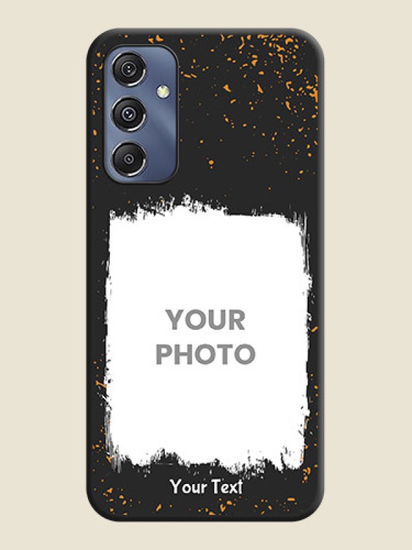Custom Spray Free Design - Photo on Space Black Soft Matte Phone Cover - Galaxy M34 5G - alternate view
