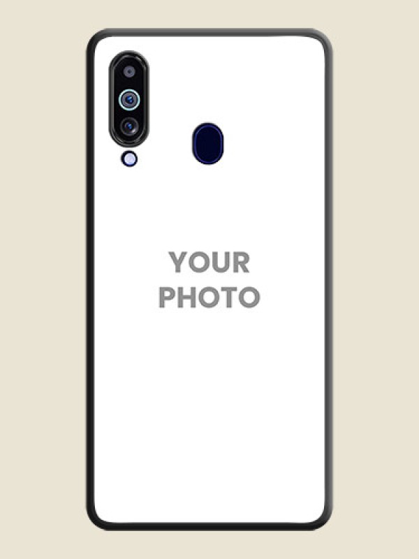 Custom Full Single Pic Upload On Space Black Personalized Soft Matte Phone Covers -Samsung Galaxy M40 - alternate view
