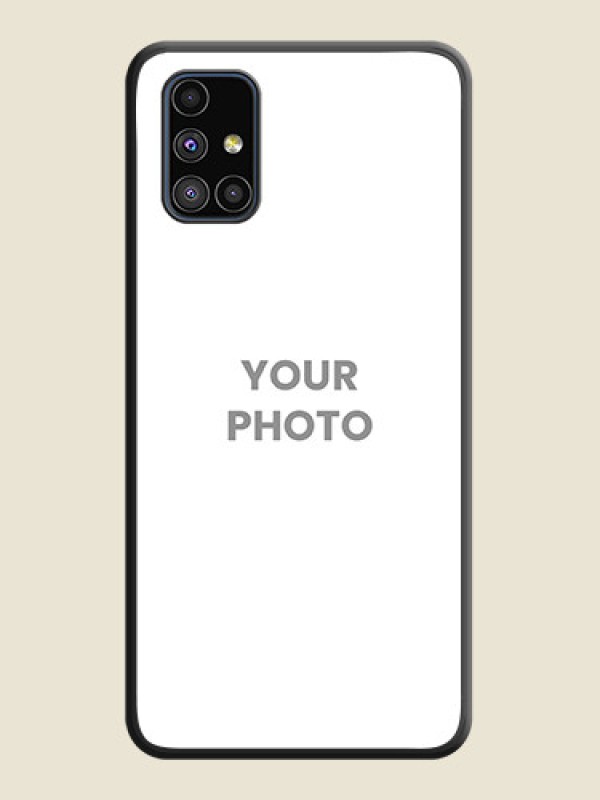 Custom Full Single Pic Upload On Space Black Personalized Soft Matte Phone Covers -Samsung Galaxy M51 - alternate view