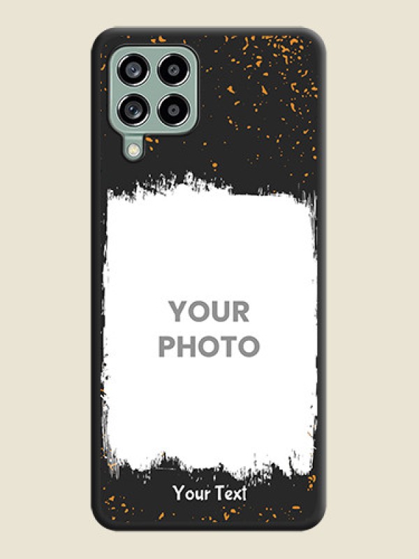 Custom Spray Free Design on Photo on Space Black Soft Matte Phone Cover - Galaxy M53 5G - alternate view